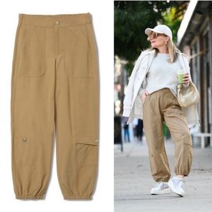 CAbi | #6480 Galaxy Cargo Joggers Tan Sz L